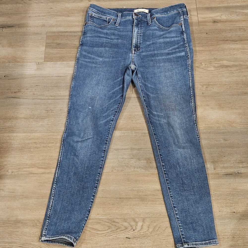 Madewell Womens Skinny Jeans in Medium Blue Wash